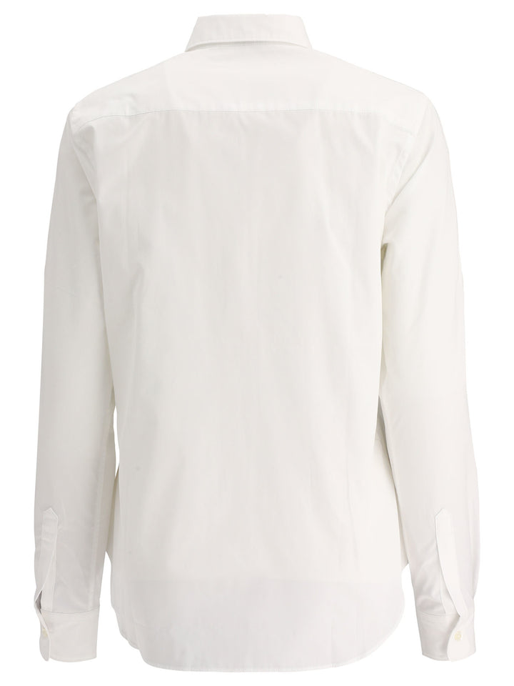 Poplin Shirt Shirts Bianco