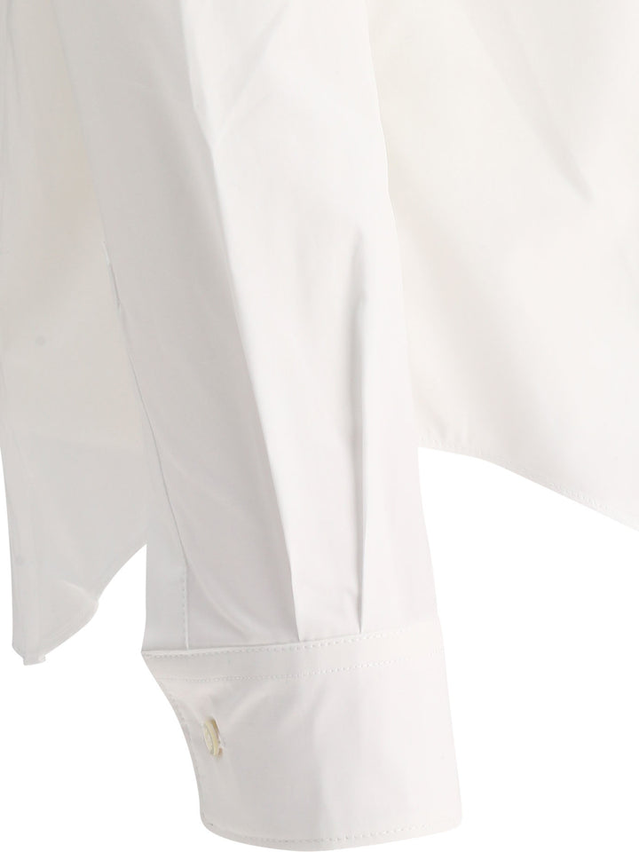 Poplin Shirt Shirts Bianco