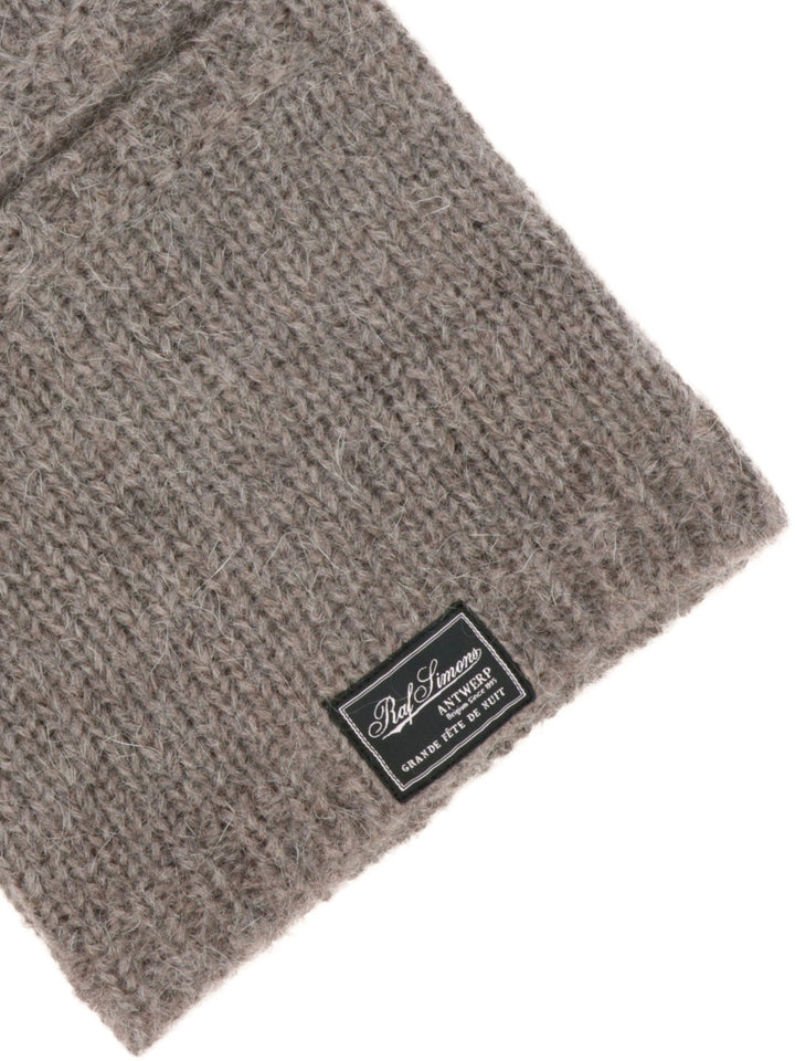 Mohair Balaclava Cappelli Marrone