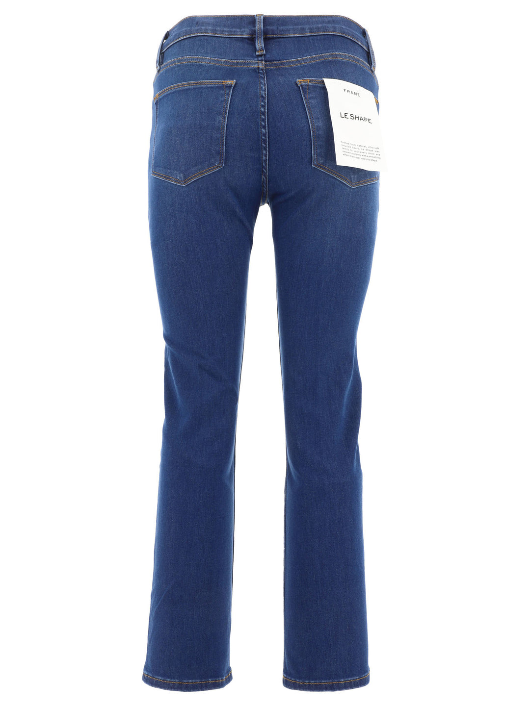 Le Shape High Straight Trousers Blu