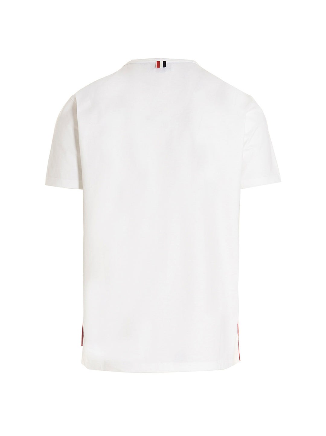 Logo Band Jersey T Shirt Bianco