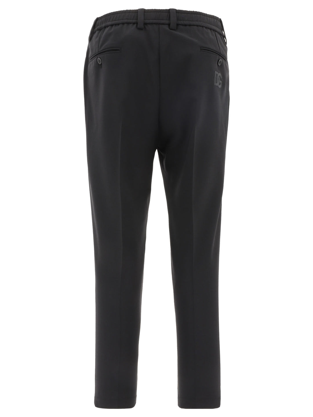 With Embroidery Trousers Nero