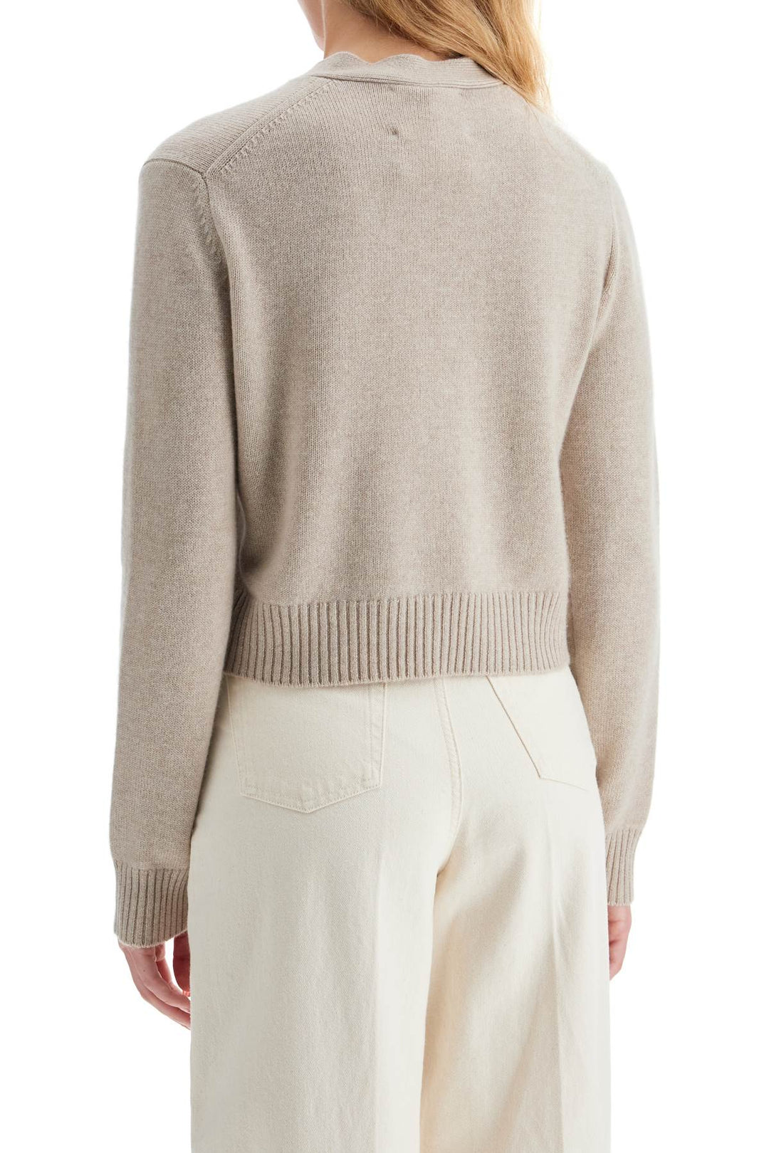 Cardigan Cropped In Cashmere 'Marion'