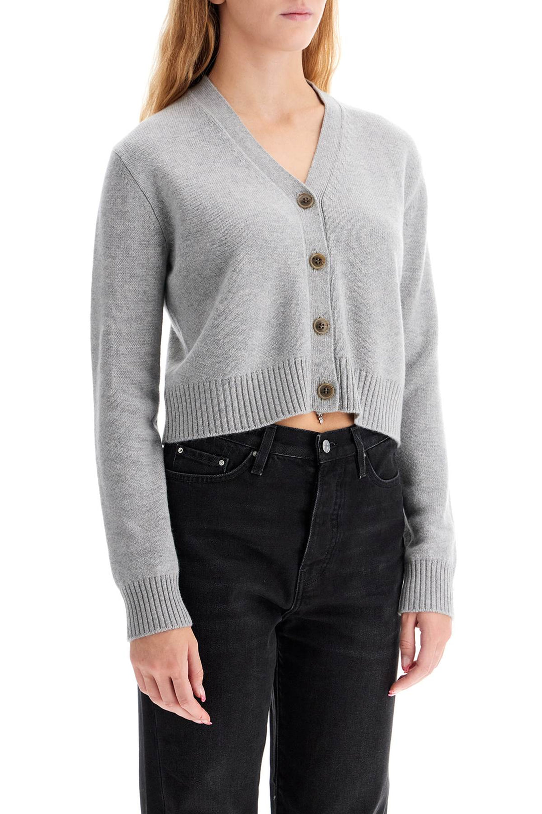 Cardigan Cropped In Cashmere 'Marion'