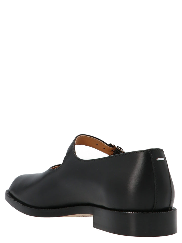 Tabi Flat Shoes Nero