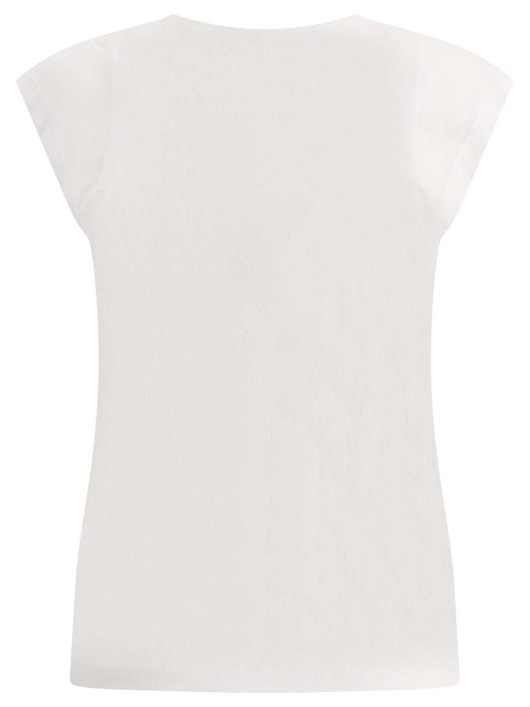 Le Mid Rise Muscle T-Shirts Bianco