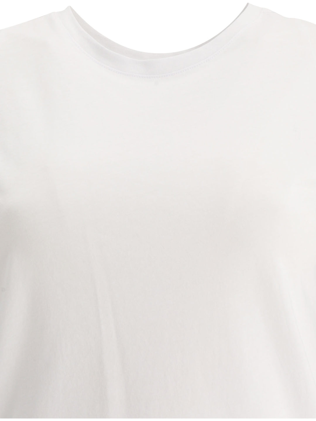 Le Mid Rise Muscle T-Shirts Bianco