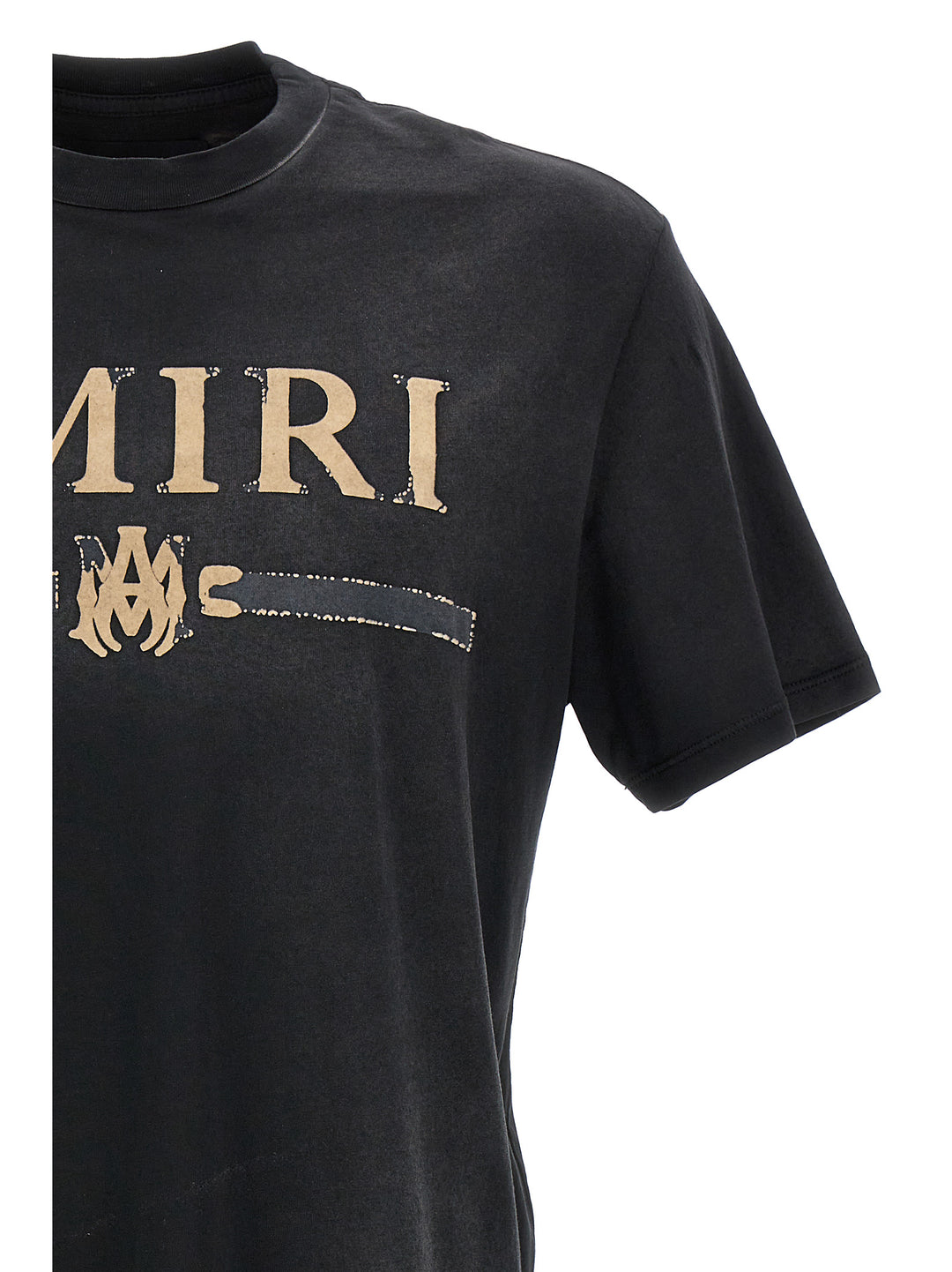 Amiri Ma Bar Applique T Shirt Nero