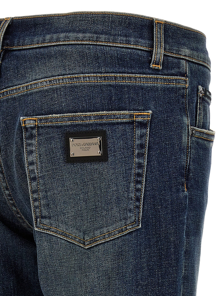 Dg Essential Jeans Blu