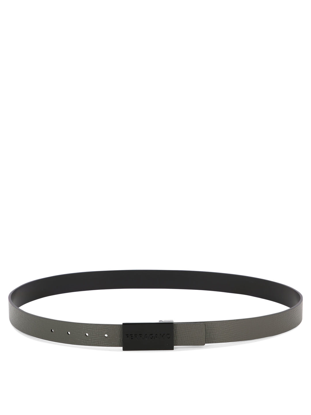 Adjustable And Reversible Belt Cinture Nero