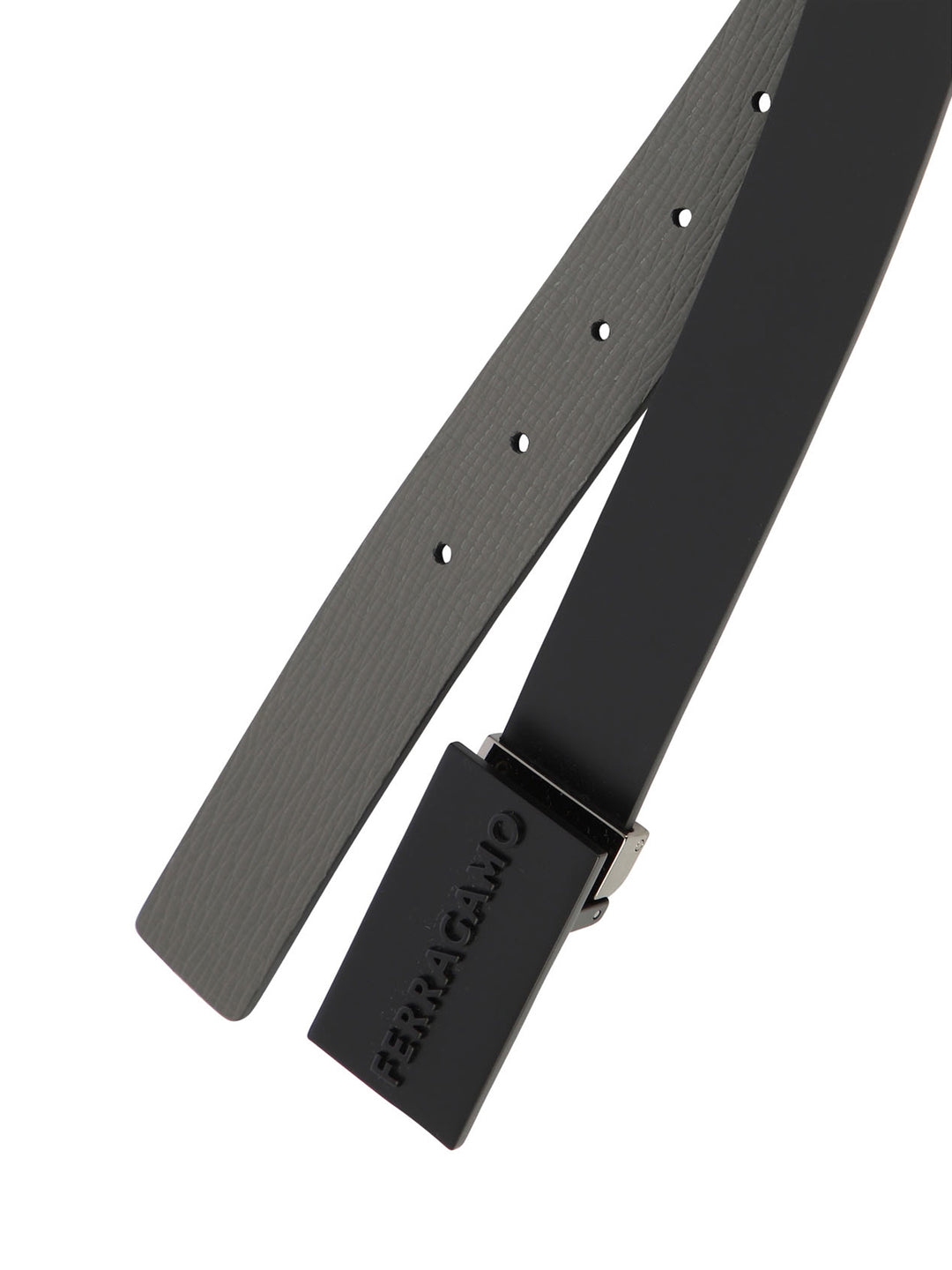 Adjustable And Reversible Belt Cinture Nero