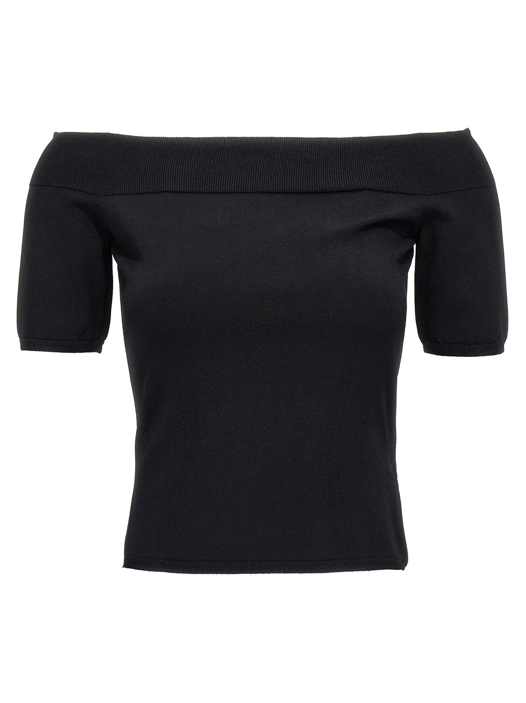 Off-Shoulder Top Top Nero