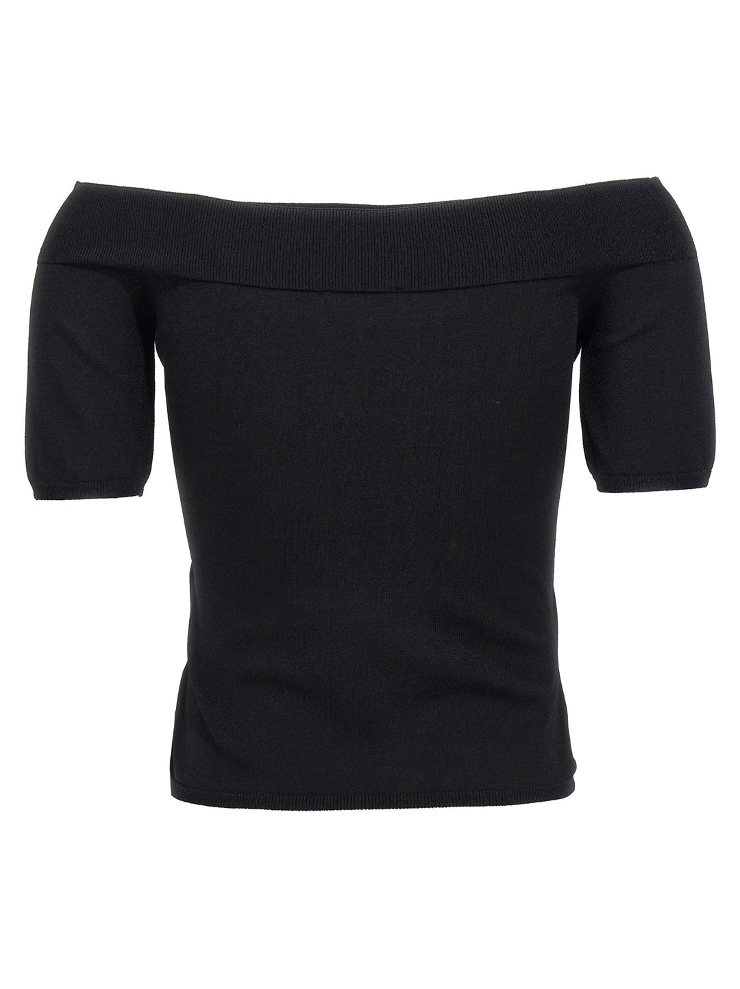 Off-Shoulder Top Top Nero