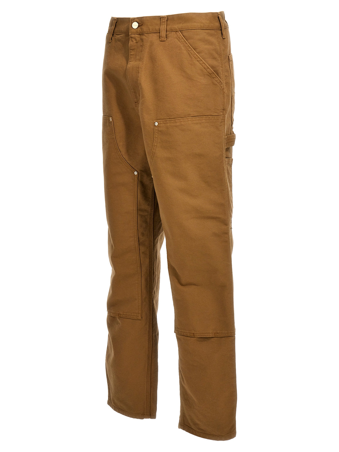 Double Knee' Pantaloni Marrone