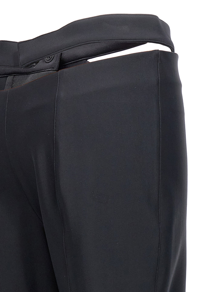 Cut-Out Pantaloni Nero