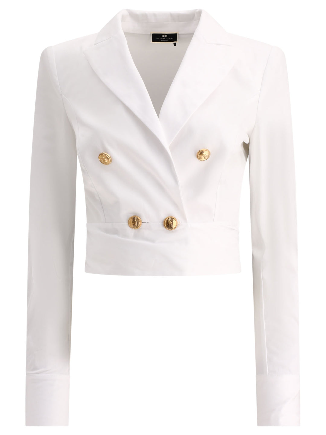 Cotton Shirt With Sash Shirts Bianco