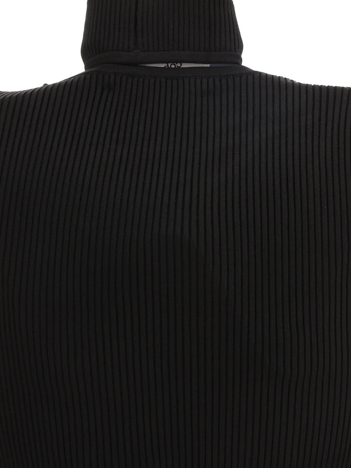 Turtleneck With Cut-Out Knitwear Nero