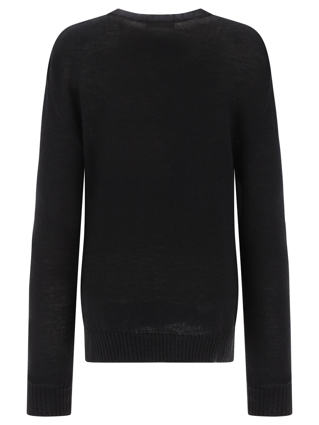 Ultrafine Wool Sweater Knitwear Nero