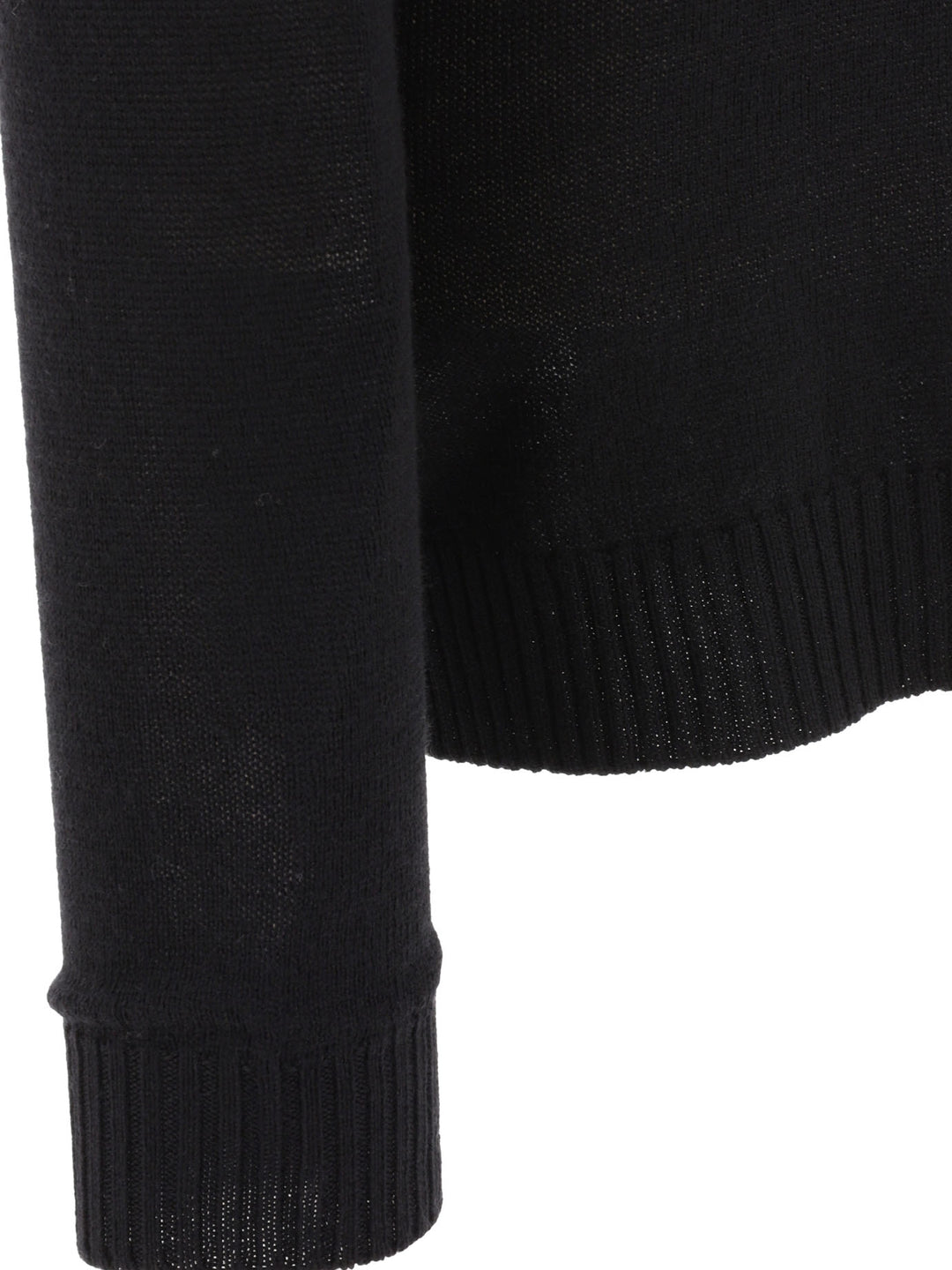 Ultrafine Wool Sweater Knitwear Nero