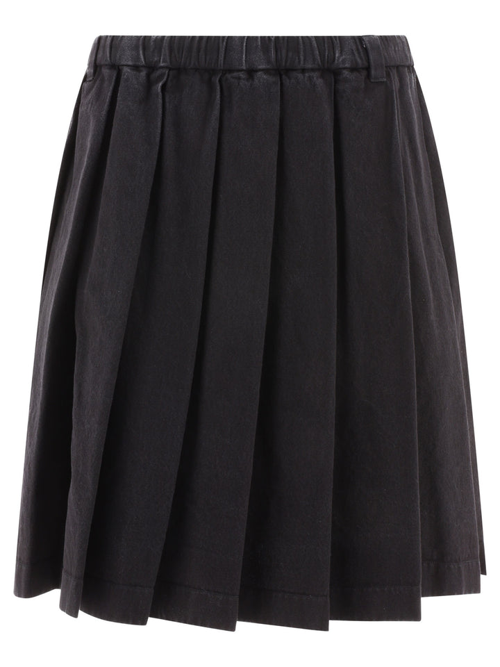 Pleated Skirt Gonne Nero