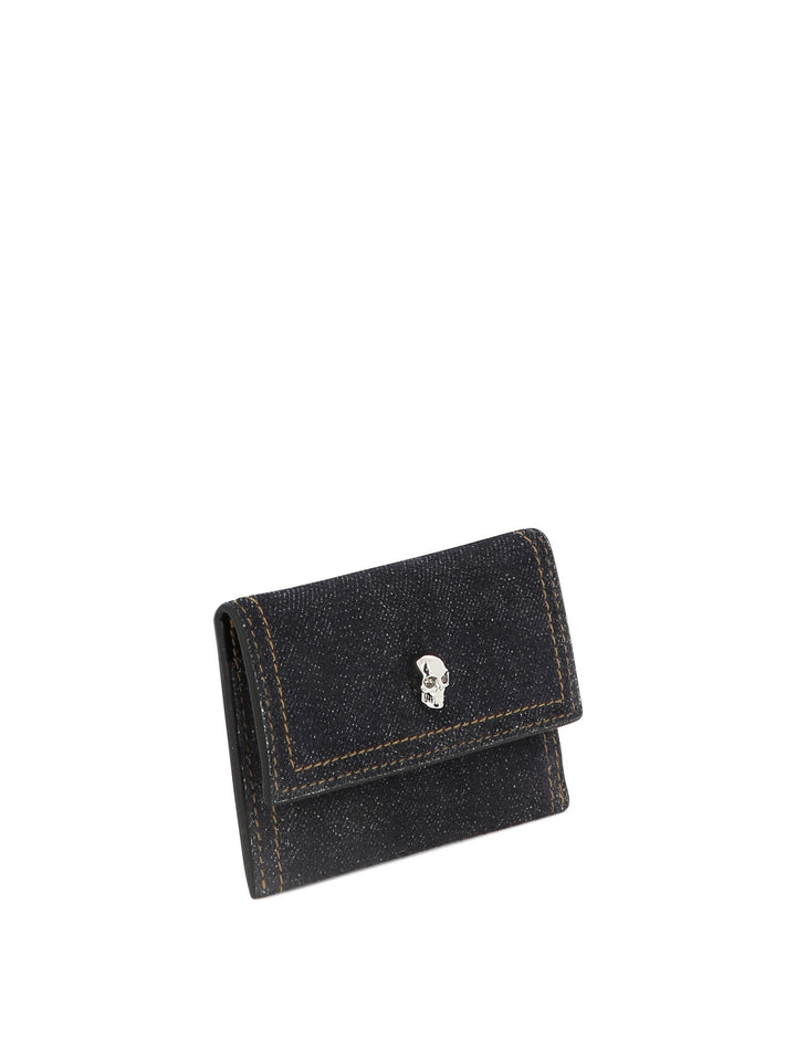 Skull Wallets & Card Holders Blu