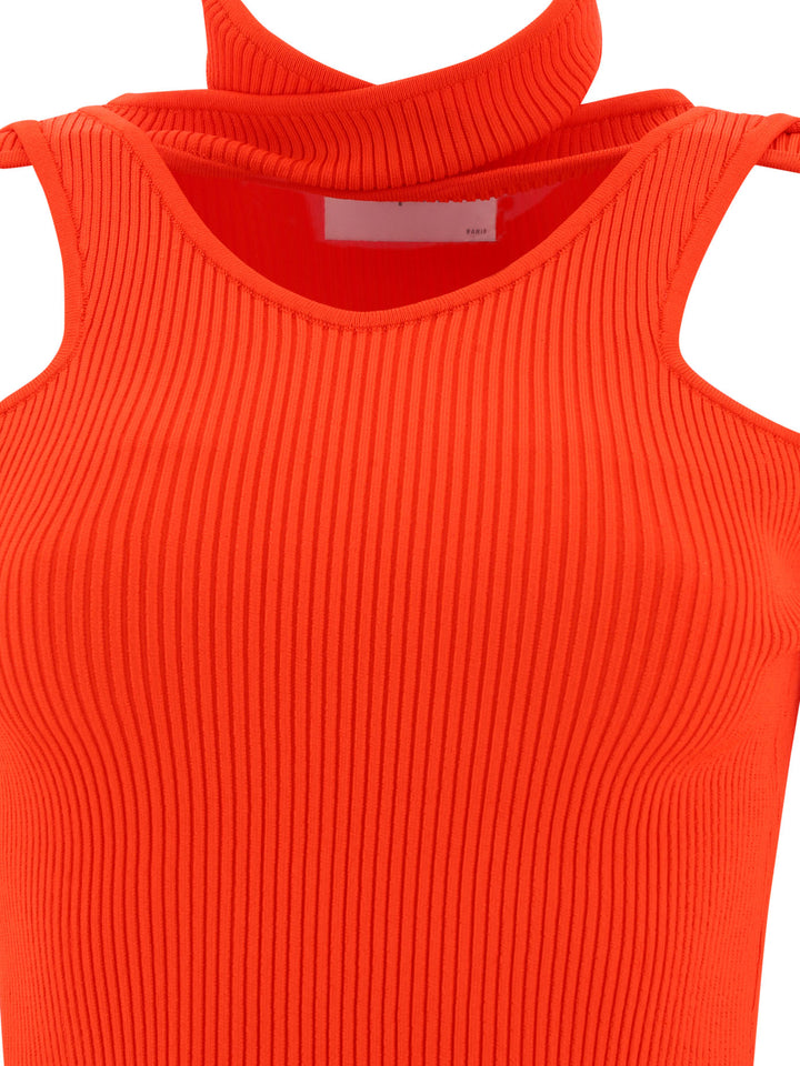 Top With Cut-Out Knitwear Rosso