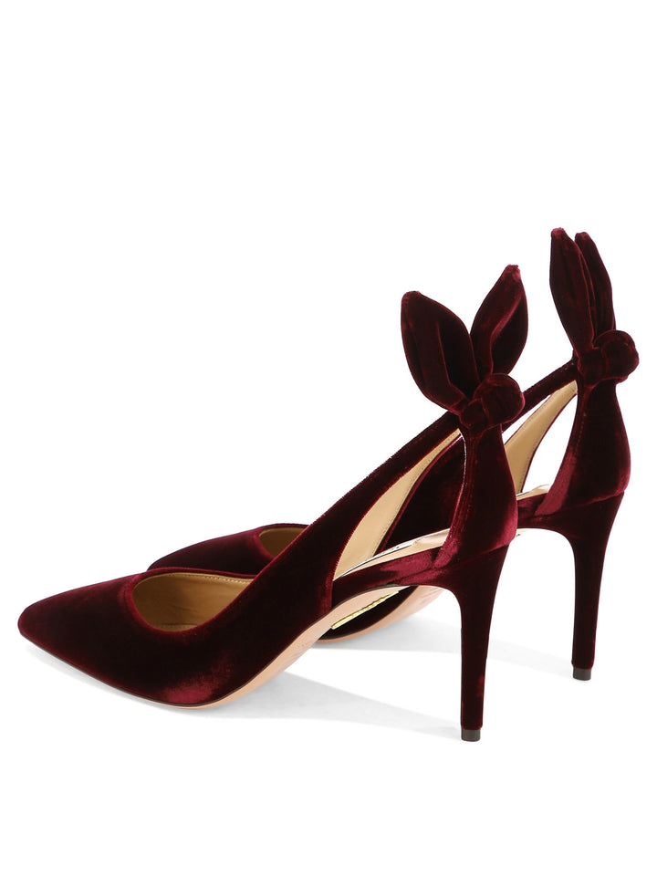 Bow Tie 85 Heeled Shoes Bordeaux