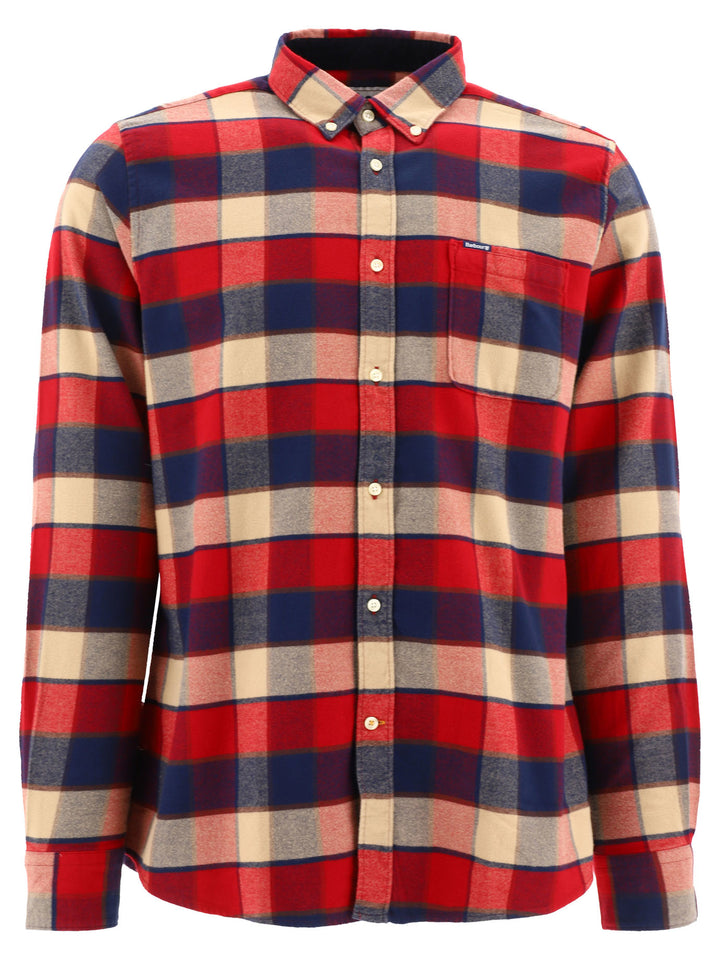 Barbour Valley Shirts Rosso