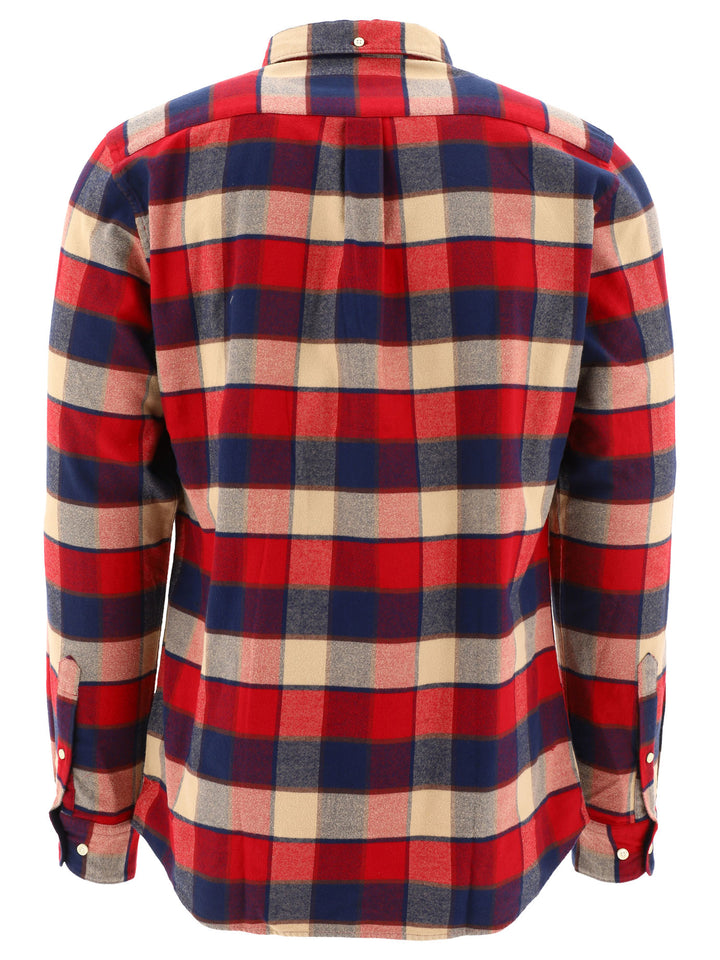 Barbour Valley Shirts Rosso