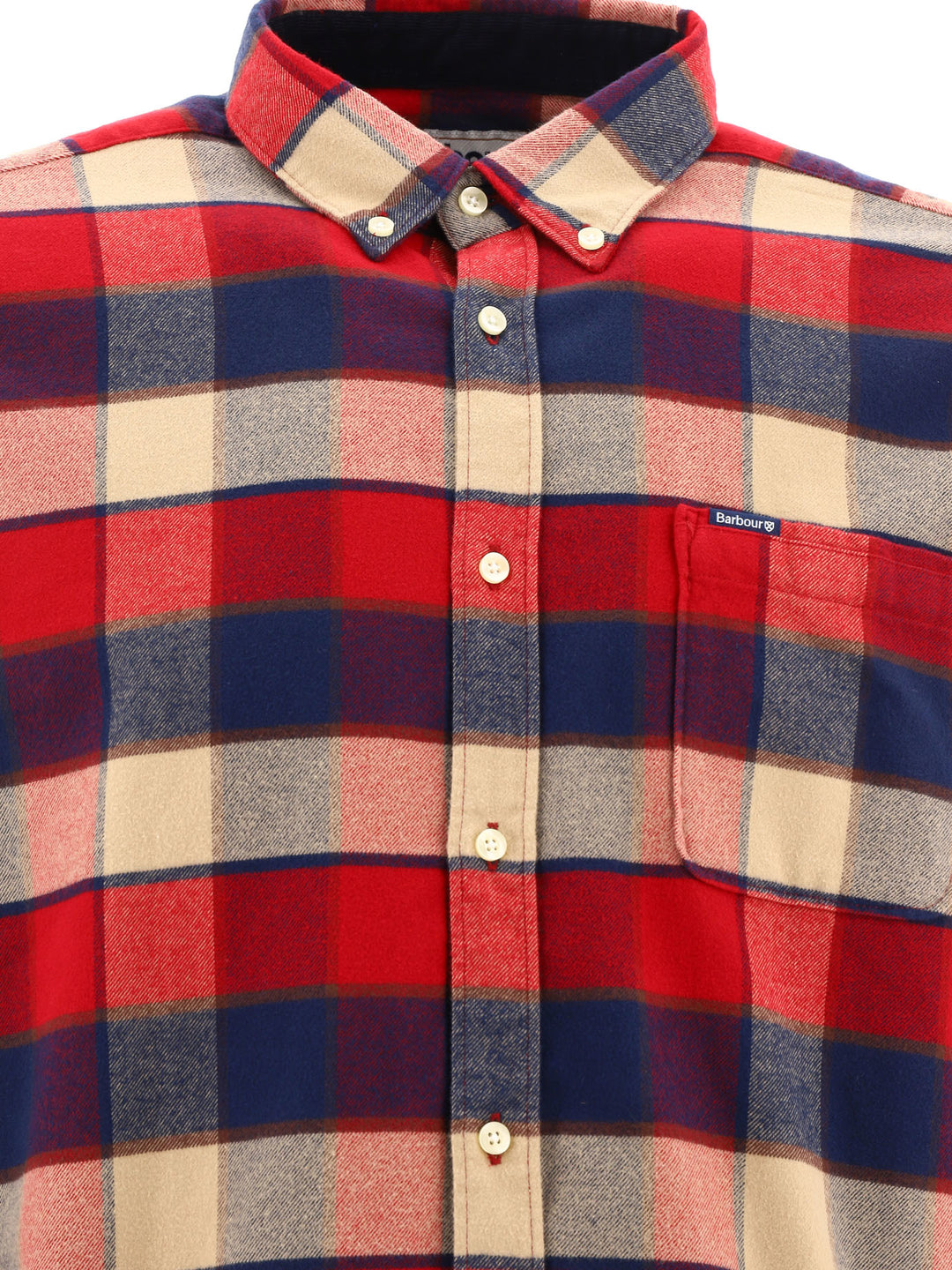 Barbour Valley Shirts Rosso