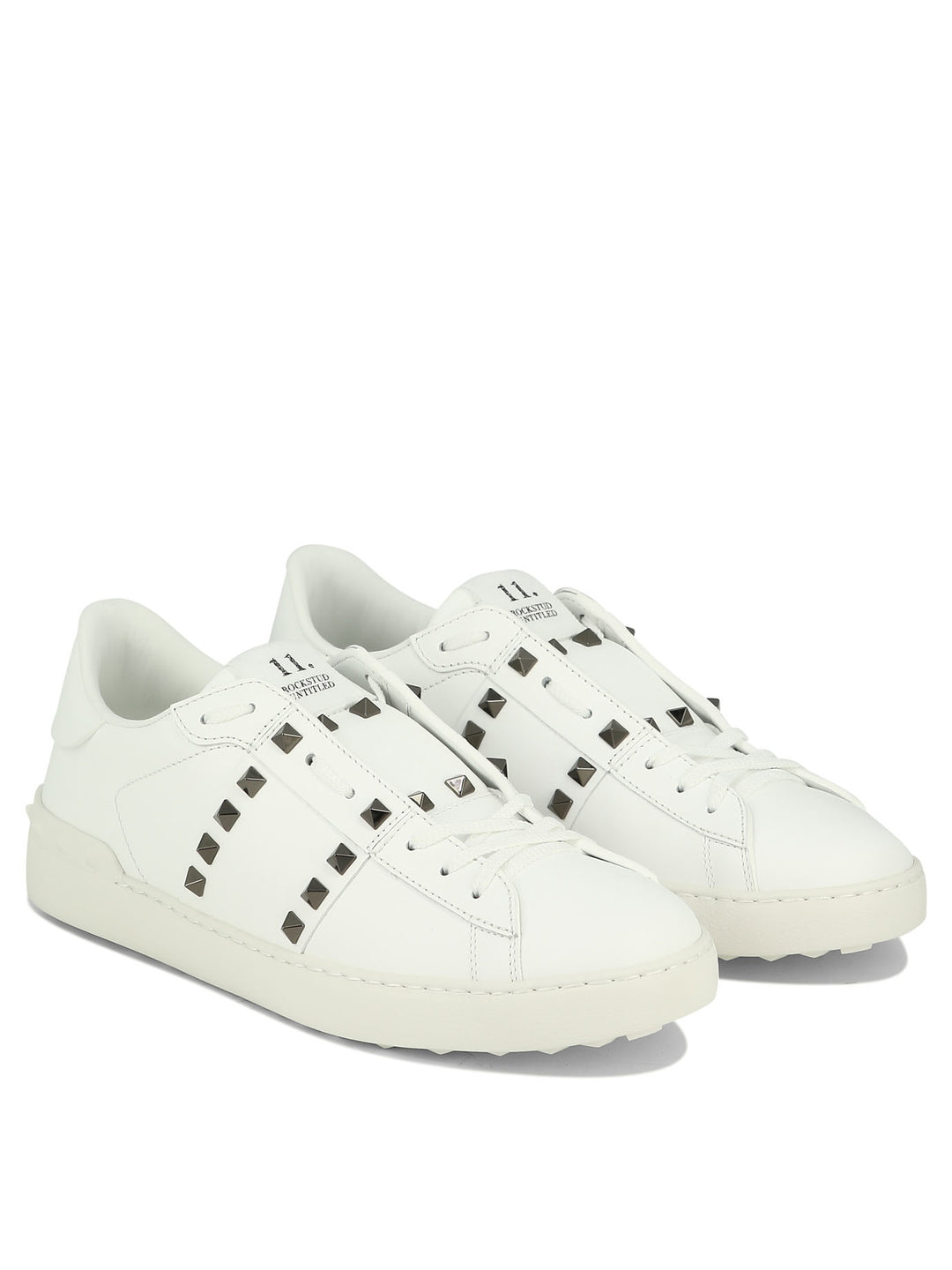 Rockstud Untitled Sneakers & Slip-On Bianco