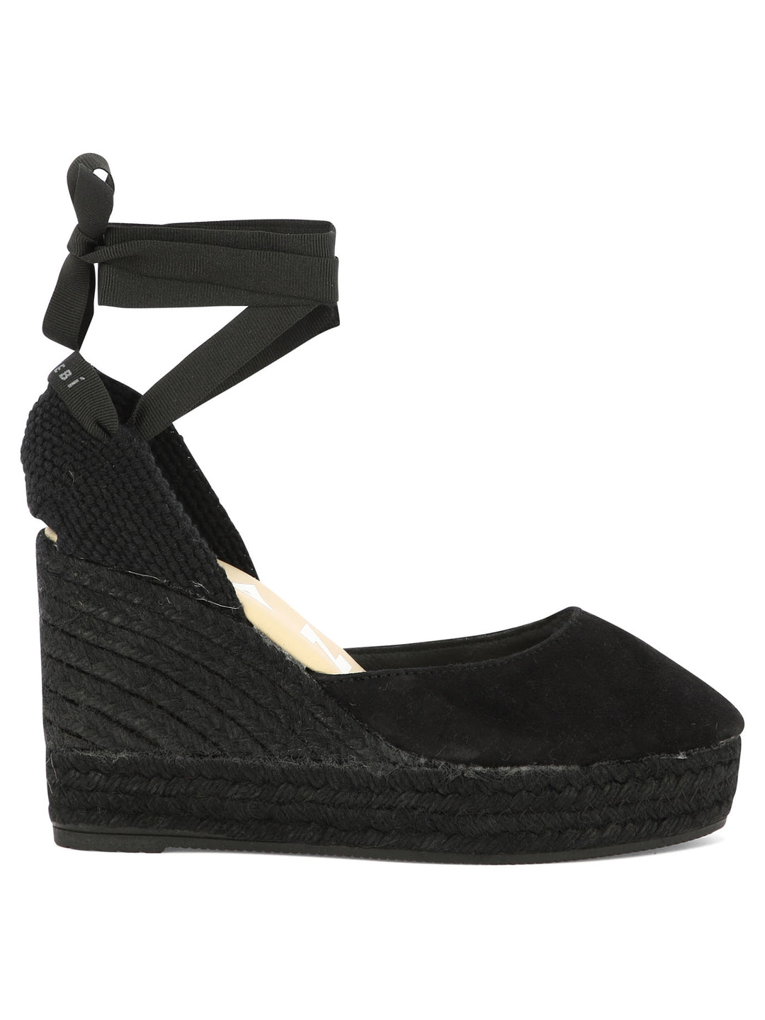 Hamptons Wedge Espadrilles Nero