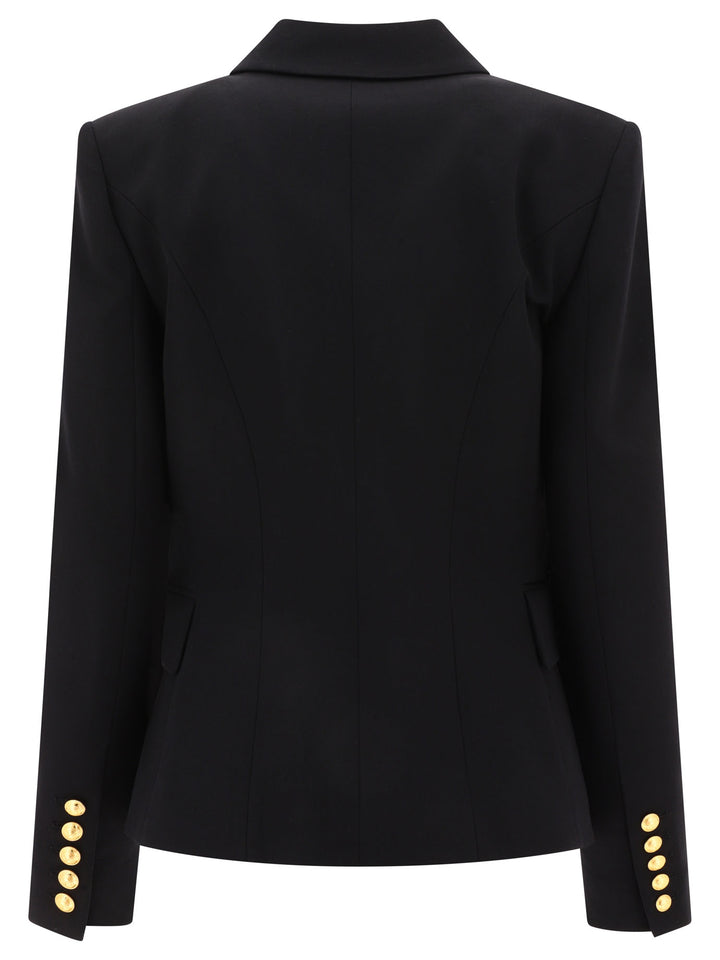 Double-Breasted Wool Jacket Giacche Nero