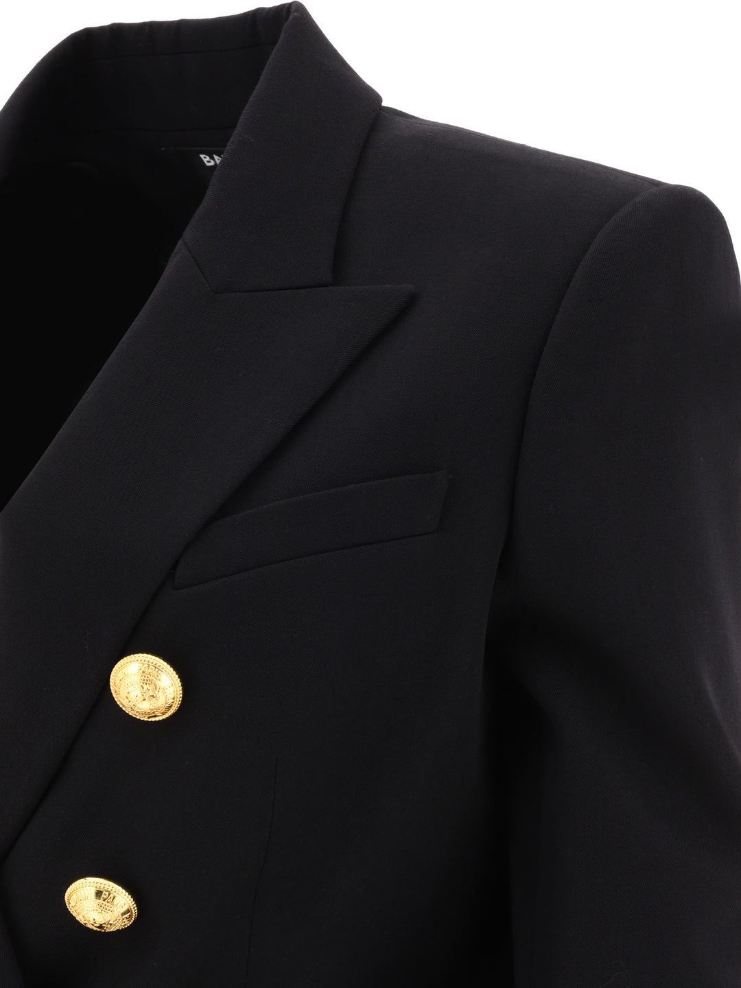 Double-Breasted Wool Jacket Giacche Nero