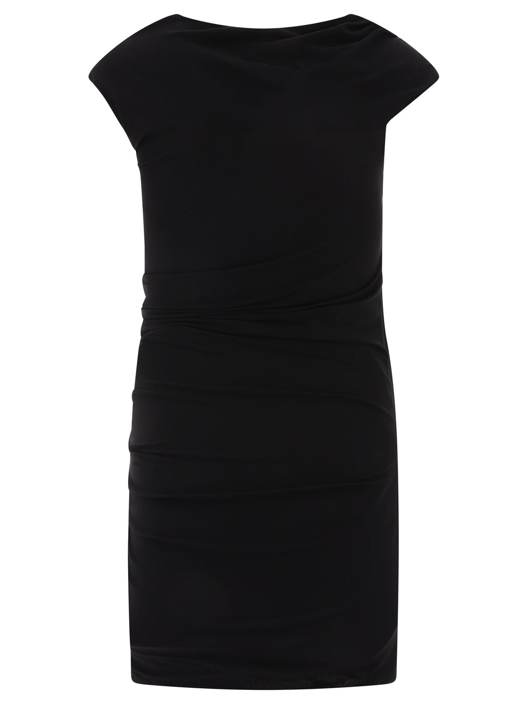 Asymmetric Crystal Knot Dress Abiti Nero