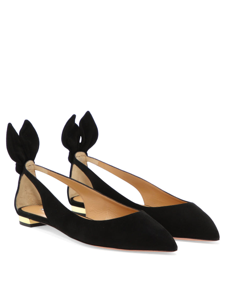 Bow Tie Ballerinas Nero