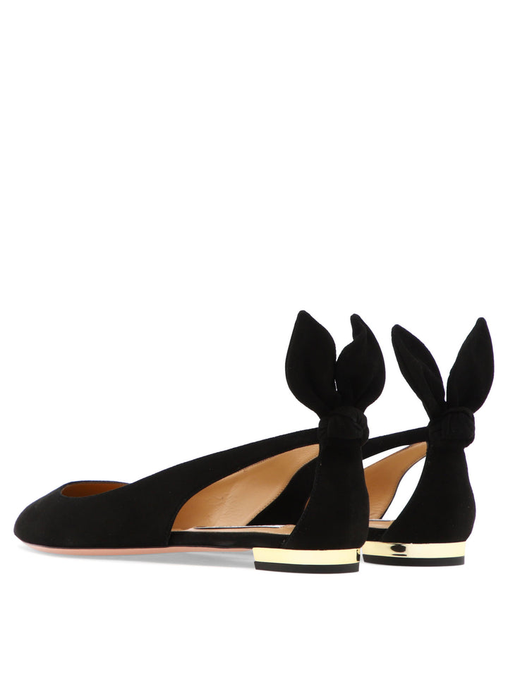 Bow Tie Ballerinas Nero