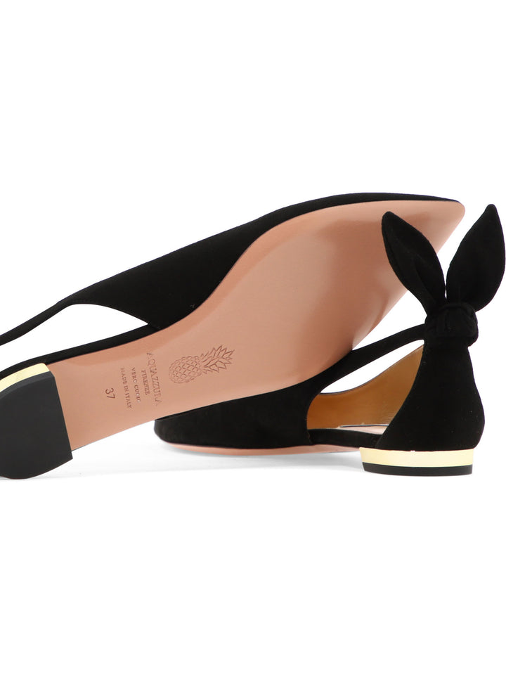 Bow Tie Ballerinas Nero