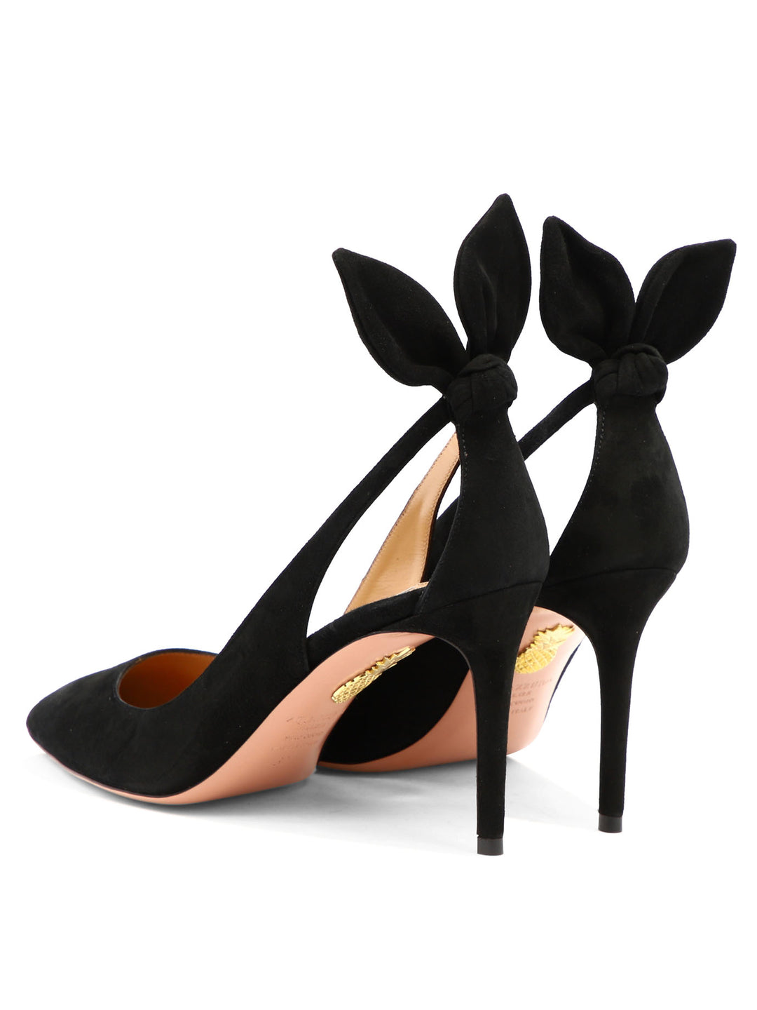 Bow Tie 85 Heeled Shoes Nero