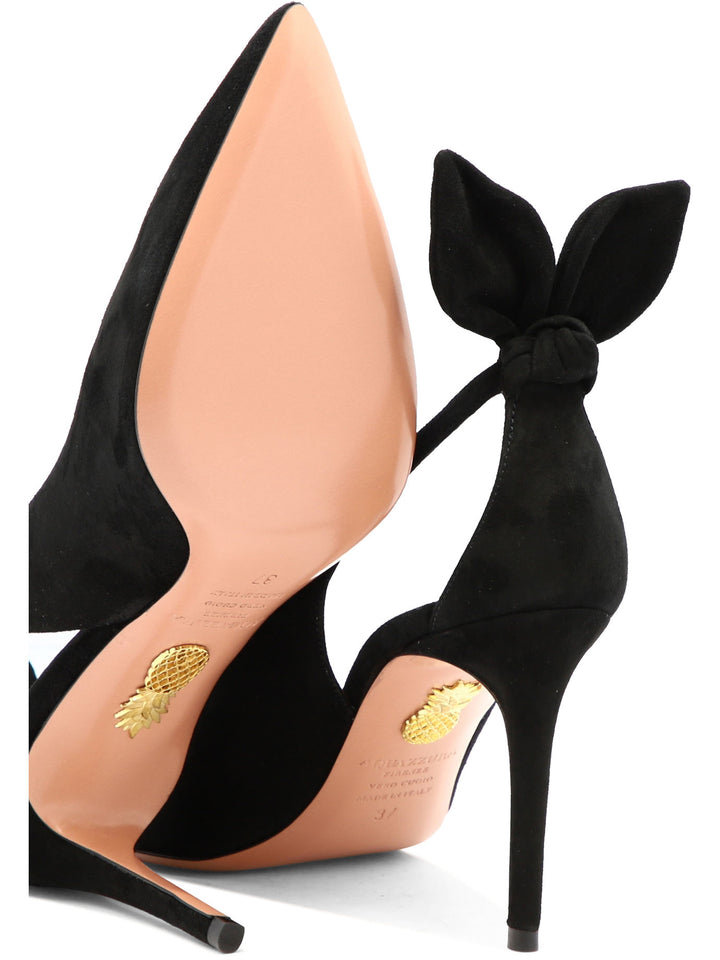 Bow Tie 85 Heeled Shoes Nero