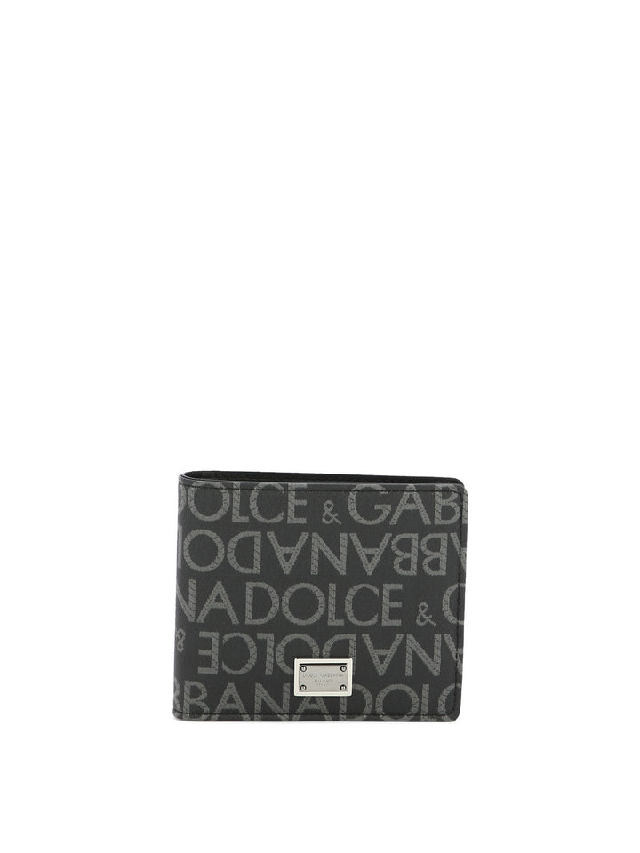 Jacquard Wallets & Card Holders Nero