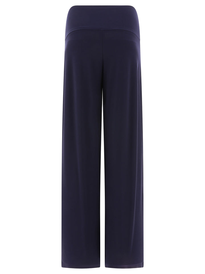 Straight Leg Trousers Blu