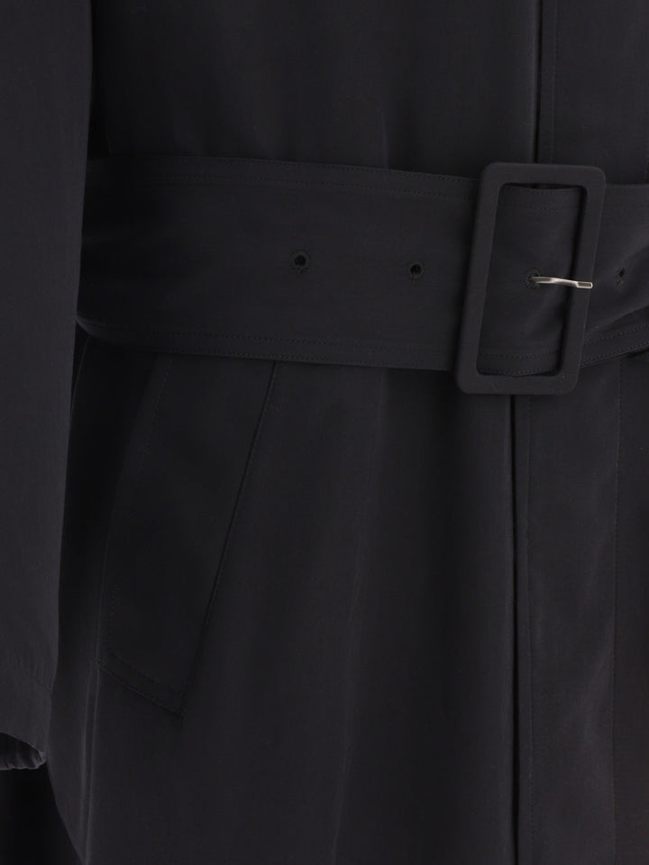 Belted Trench Coat Coats Nero