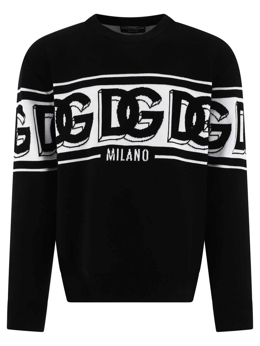 Logo Sweater Knitwear Nero