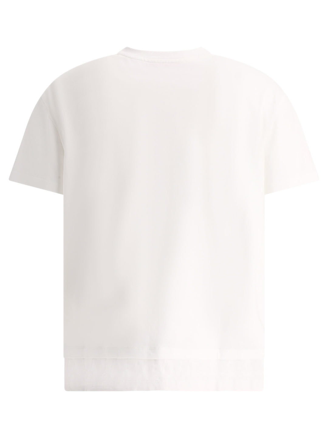 T-Shirt With Toile Iconographe Detail T-Shirts Bianco