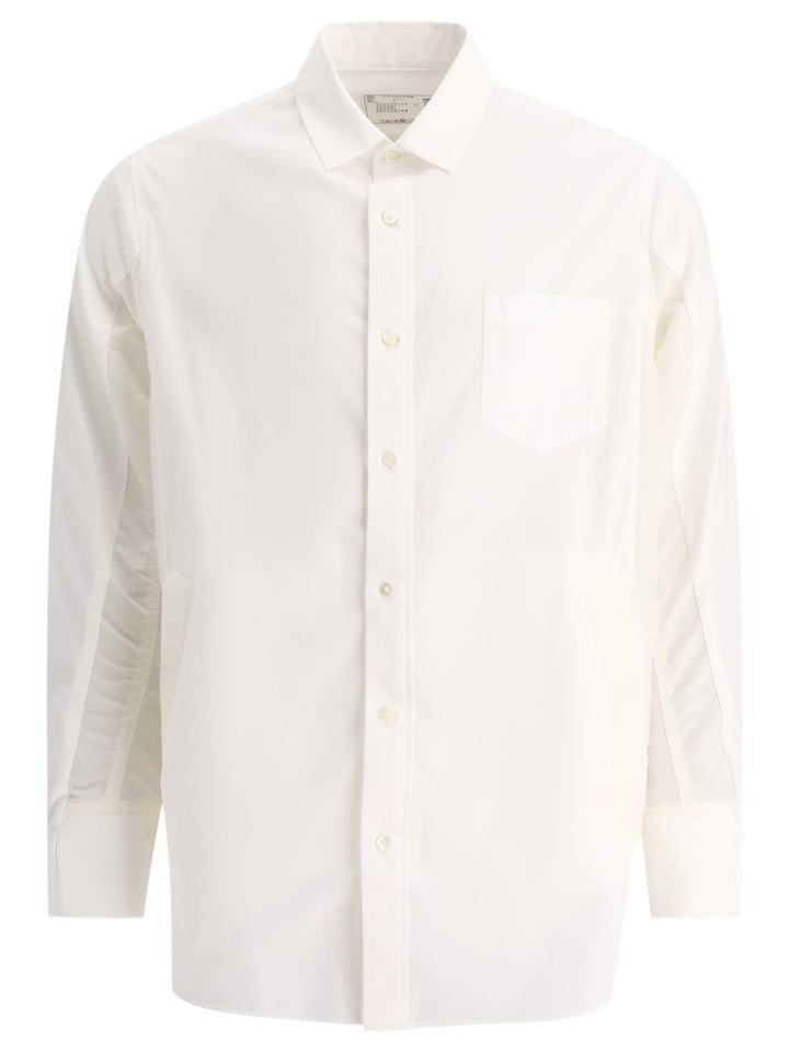 Poplin Shirt Shirts Bianco