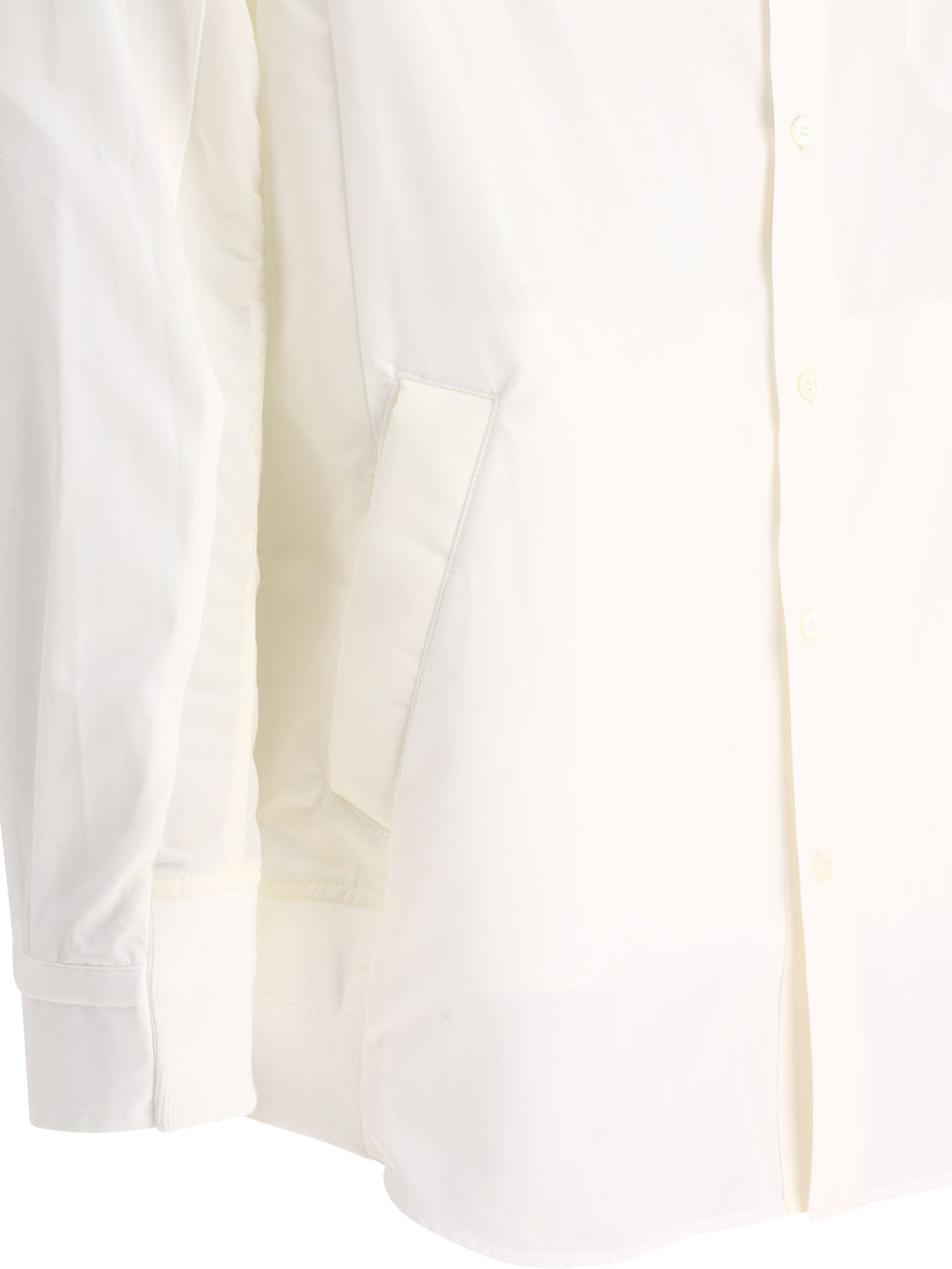 Poplin Shirt Shirts Bianco