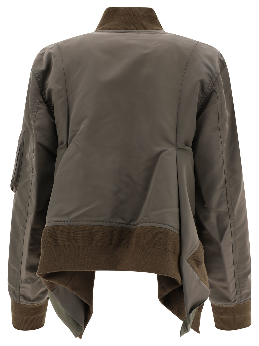 Nylon Bomber Jacket Giacche Verde