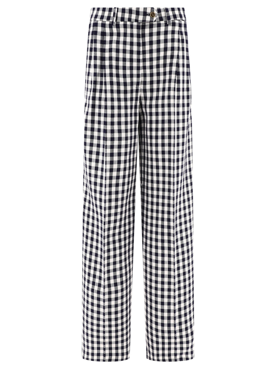 Gingham Trousers Nero