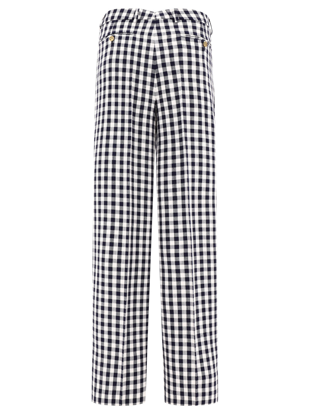 Gingham Trousers Nero